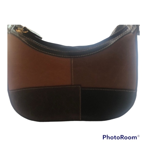 Woman’s fall Y2k VTG retro color block hand bag - Picture 2 of 6